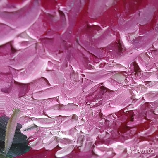 Картина маслом цветы