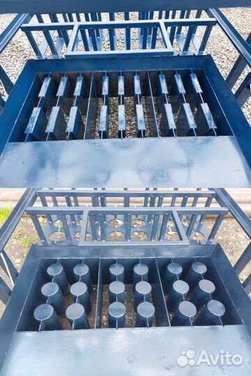 Вибростанок для изготовления блоков, с завода