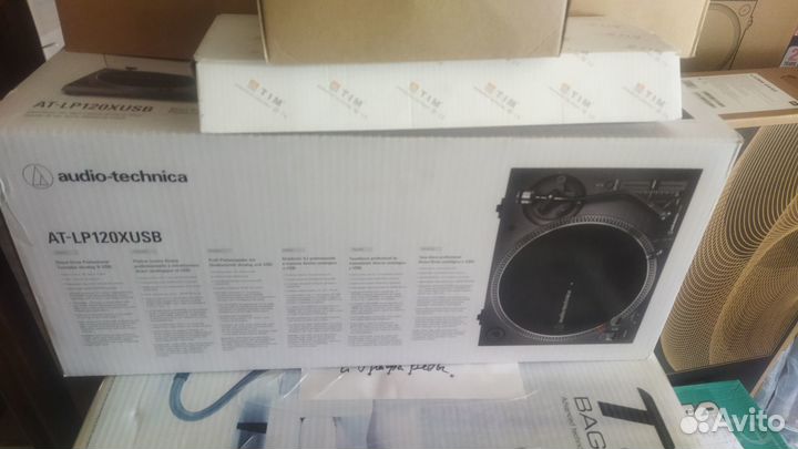 Виниловый проигрыватель audio technica AT-LP120xus