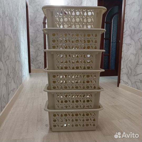 Корзины для овощей прочные. 17 л, 6 штук