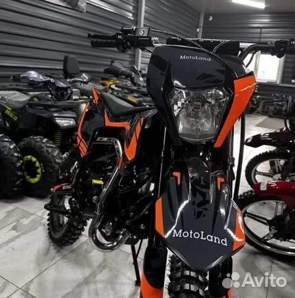 Питбайк 150сс Motoland GF150 E 19/16 оранжевый