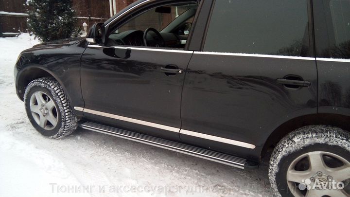 Пороги внешние штатные Volkswagen Touareg 2010+