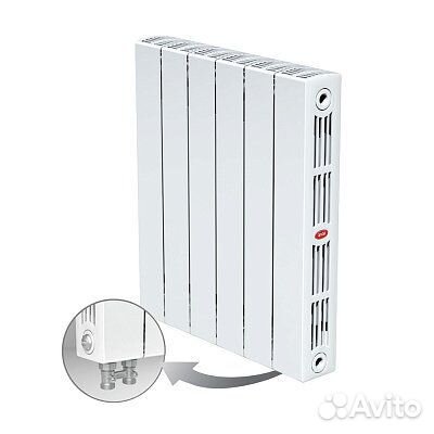 Биметаллический секционный радиатор отопления Rifa