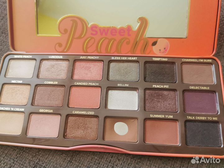 Палетка Too faced Sweet peach