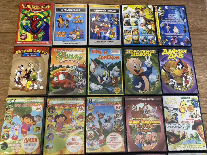 Dvd диски с мультфильмами