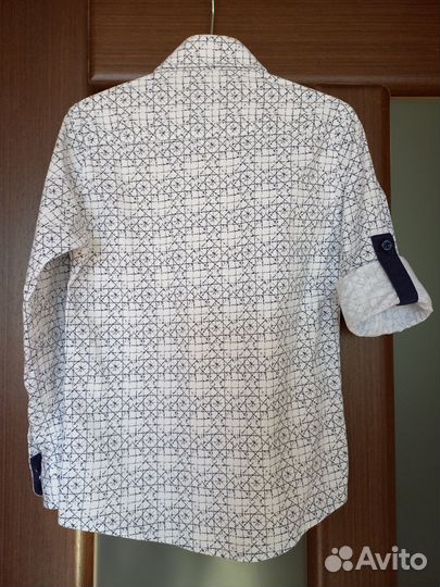 Рубашка на утренники, в школу, рост 116-122