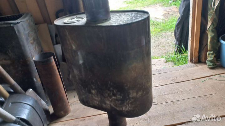 Печь для бани с баком