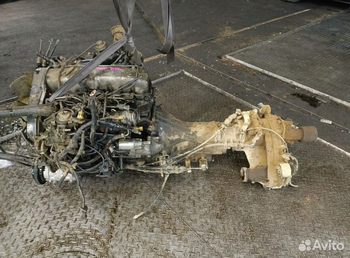 Двигатель 4D56T mitsubishi delica 1993г. P35W