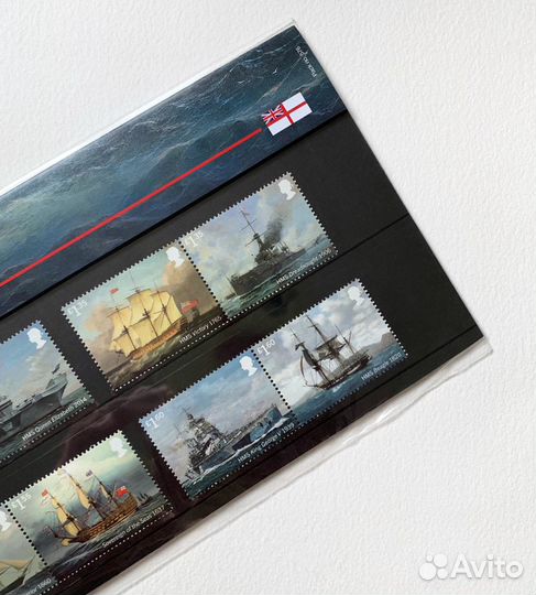Набор марок «Корабли Королевского вмф»