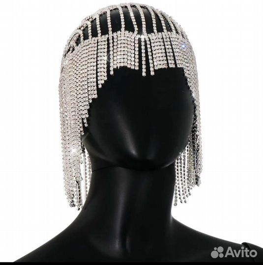 Парик из страз тика украшение для фотосессии