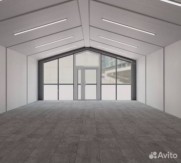 Готовый модульный цветочный павильон