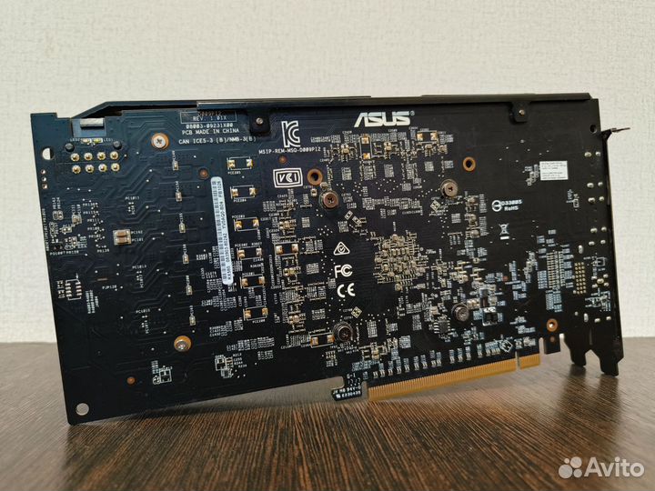 Видеокарта rx580 8gb Asus