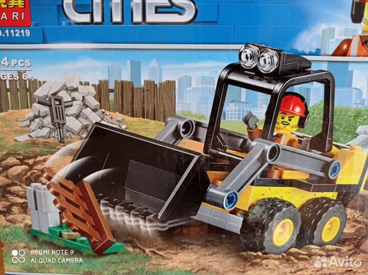 Конструктор Cities 11219 Строительный Погрузчик