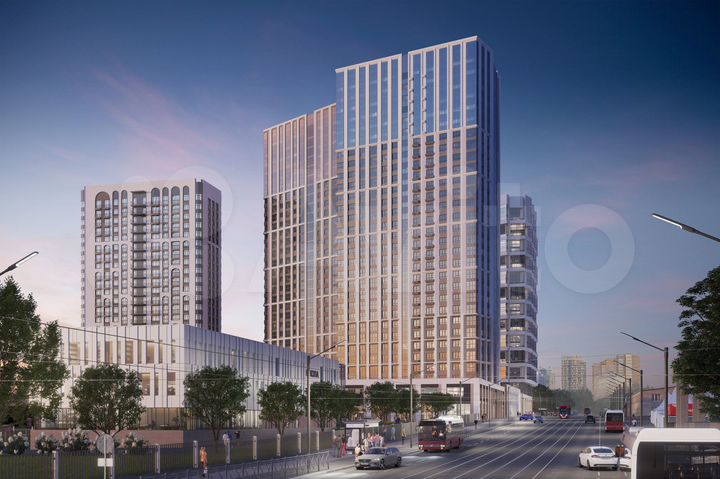 3-к. квартира, 94,4 м², 25/30 эт.