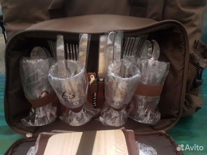 Сумка термос с походным набором