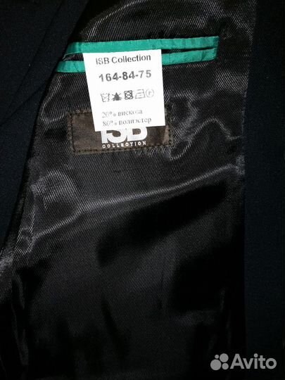 Пиджак на подростка 164-84 цвет ближе к черному