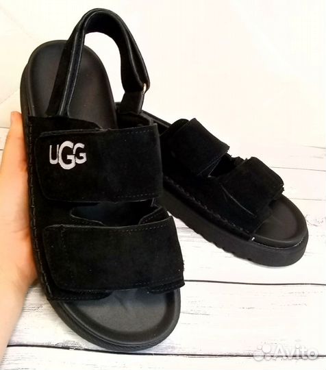 Босоножки ugg сандалии черные