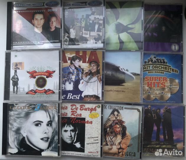 Музыкальные cd диски ретро