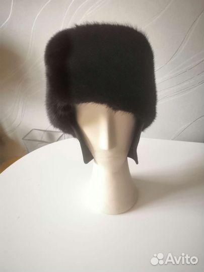 Норковая шапка мужская