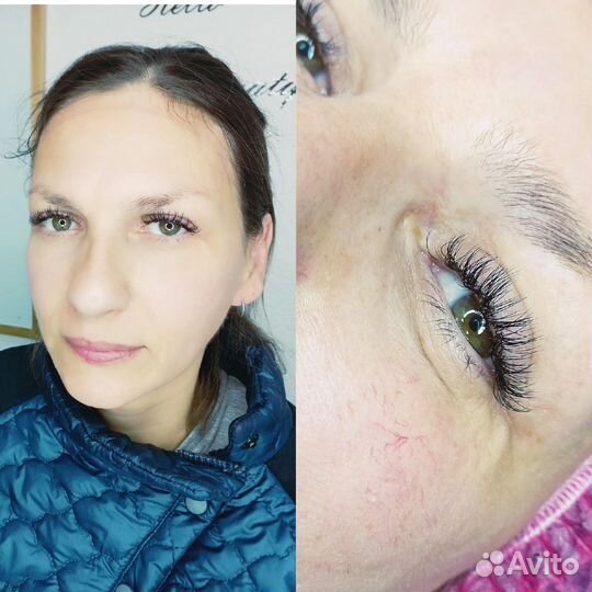 Наращивание ресниц на дому