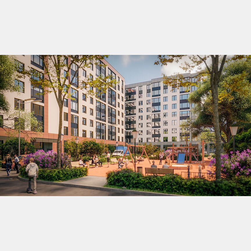 Квартира-студия, 26,9 м², 6/9 эт.