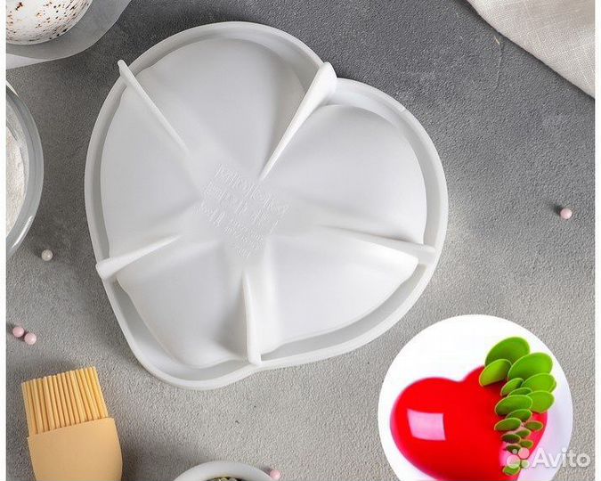 Форма для мусс «Сердце малое», 17,54,7 см
