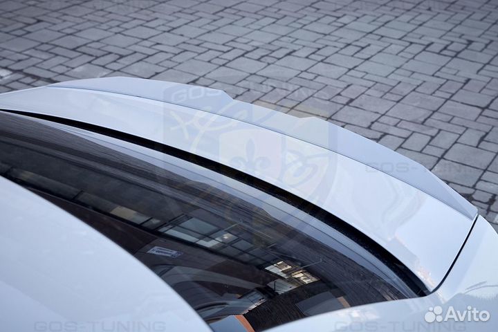 Спойлер на крышку багажника фольксваген поло