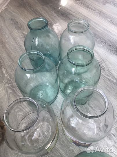 Банка стеклянная 3/0,7/0,5 литра