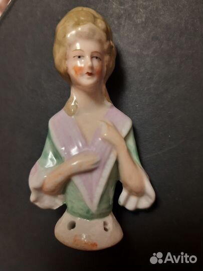 Статуэтка куколка половинка, игольница half doll