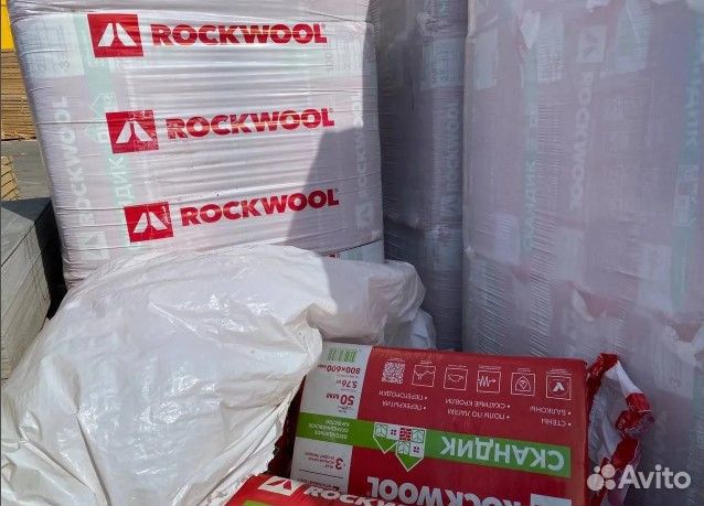 Утеплитель RockWool Лайт Баттс Скандик 800х600х50