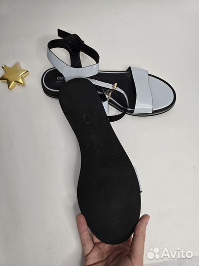 Босоножки сандалии женские 39, нат кожа