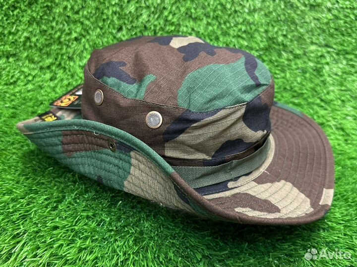 Панама военная US Gi камуфляжная Woodland 7.26