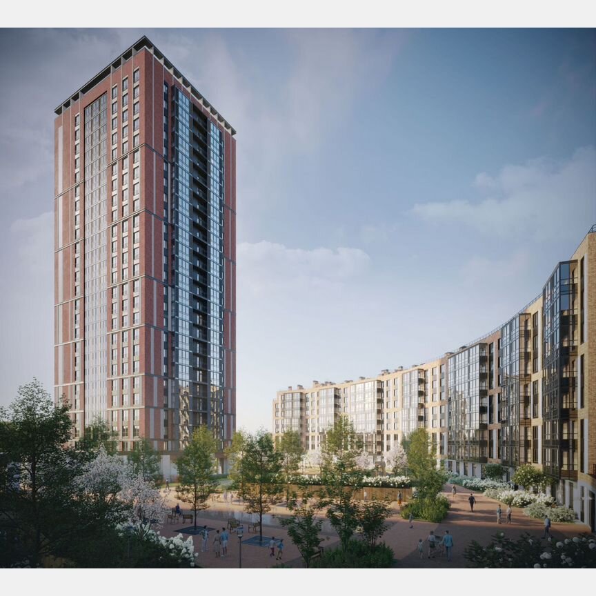 Квартира-студия, 28,4 м², 24/25 эт.