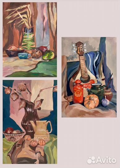 Картины гуашью. Картины для украшения