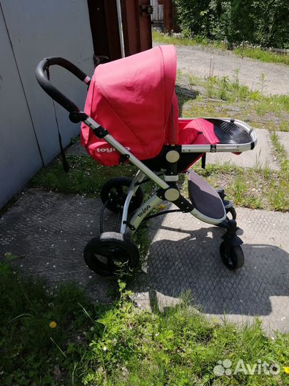 Коляска 2в1 б/у toyiba красная