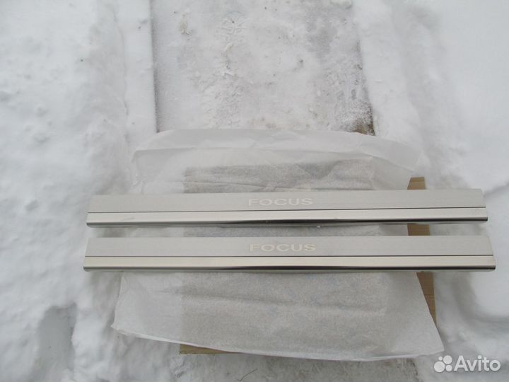 Накладки на пороги Ford focus 2 с 2005 - 2011 купе