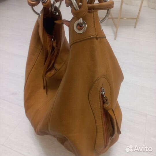 Сумка из натуральной кожи Италия