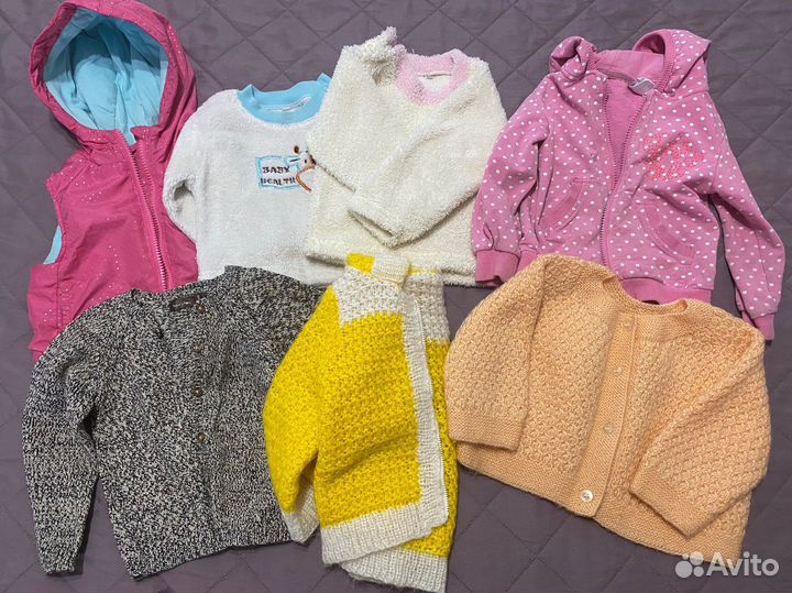 Пакет детских вещей для девочки 74-86