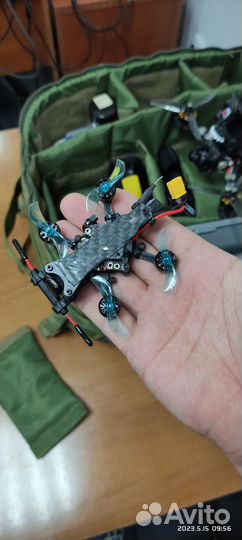 Квадрокоптер 75мм FPV на 2s