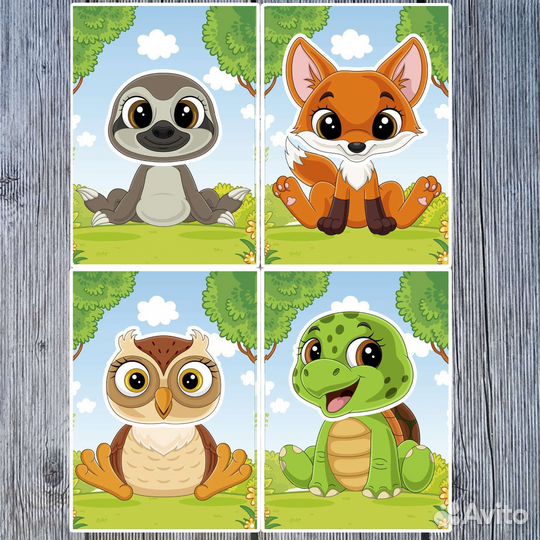 Весёлые мордашки