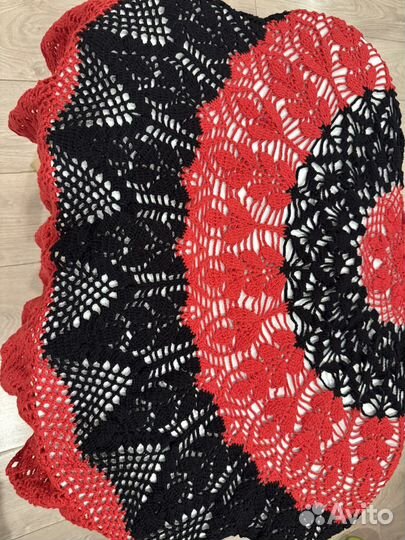 Скатерть вязаная круглая