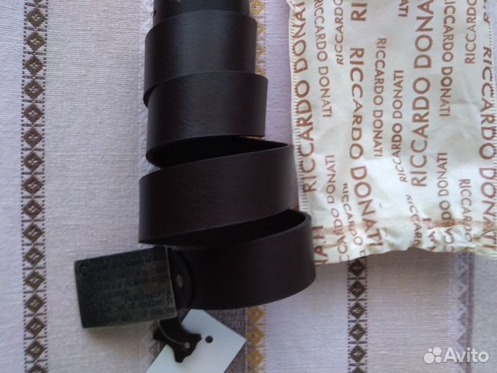 Ремень кожаный новый