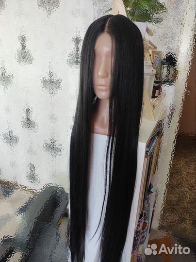 Парик полусистема длинный