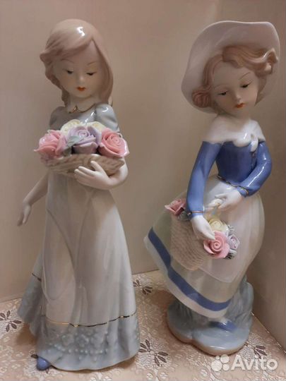 Супер-Большие фарфоровые статуэтки