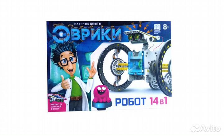 Конструктор электронный Эврики 14 в 1 роботы