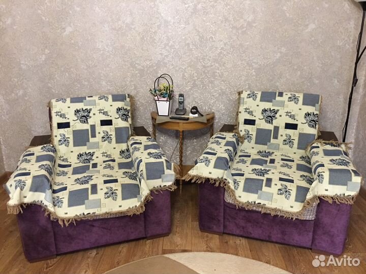 Комплект покрывал на диван и кресла