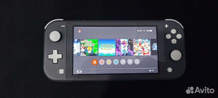 Nintendo switch lite прошитая чипом 128гб