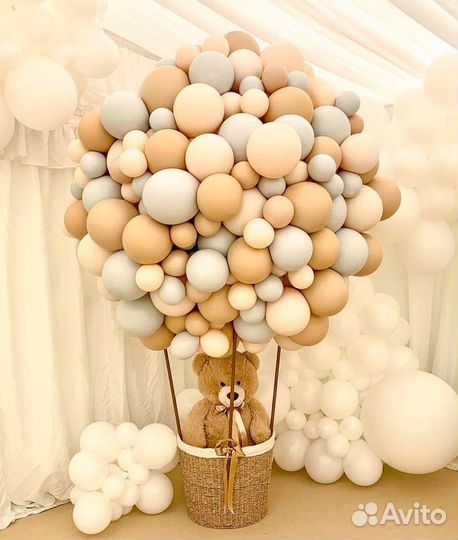 Фотозона в аренду, Воздушные шары, цветы