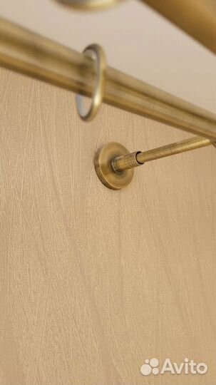 Карниз металлический настенный двухрядный