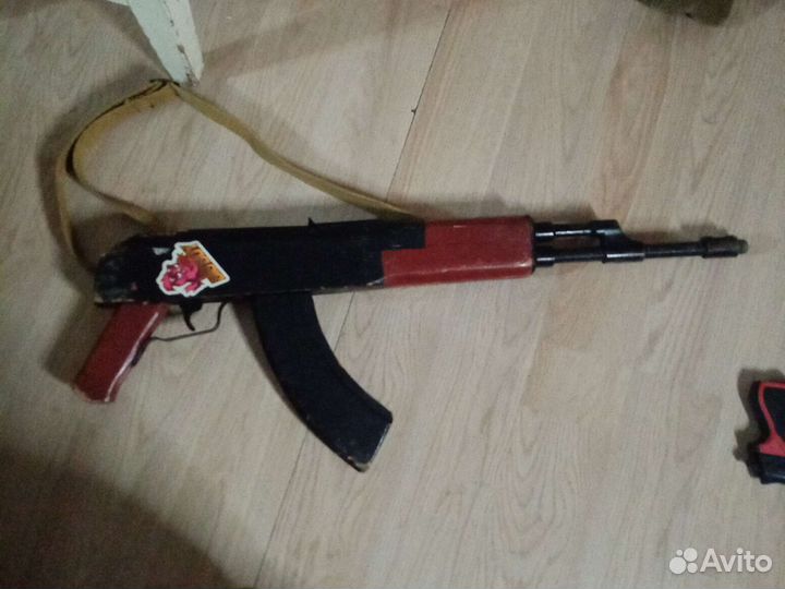 Автомат Калашникова муляж с наклейкой standoff 2